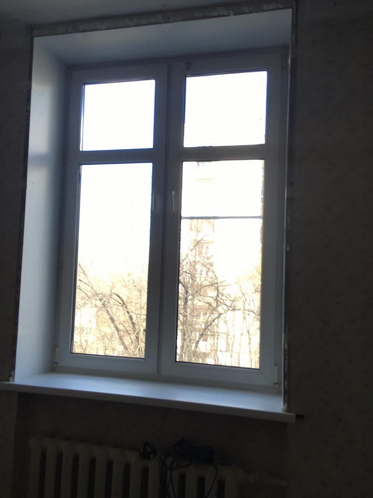 Ремонт балкона с установкой окна