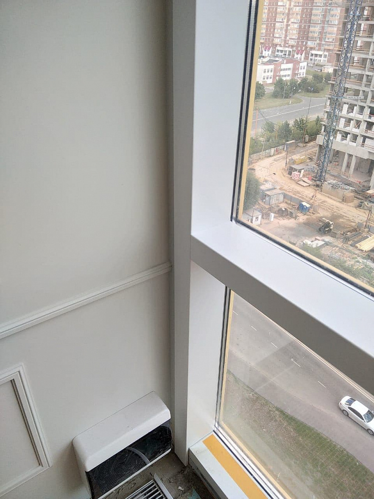 Алюминиевое остекление балкона №3